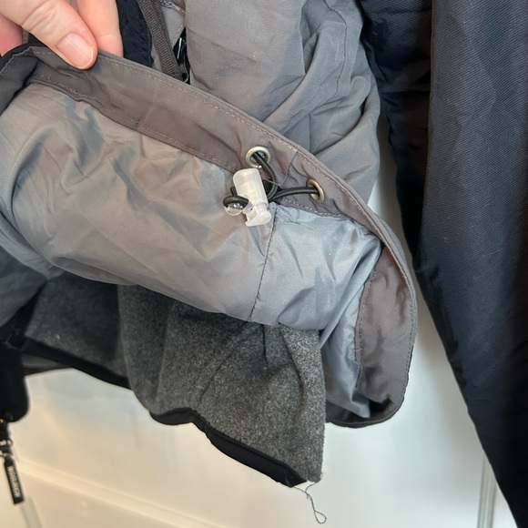 WOOLRICH Men’s 2 in 1 Jacket Removable Fleece Liner Black and Grey Size 2XL - Picture 6 of 10